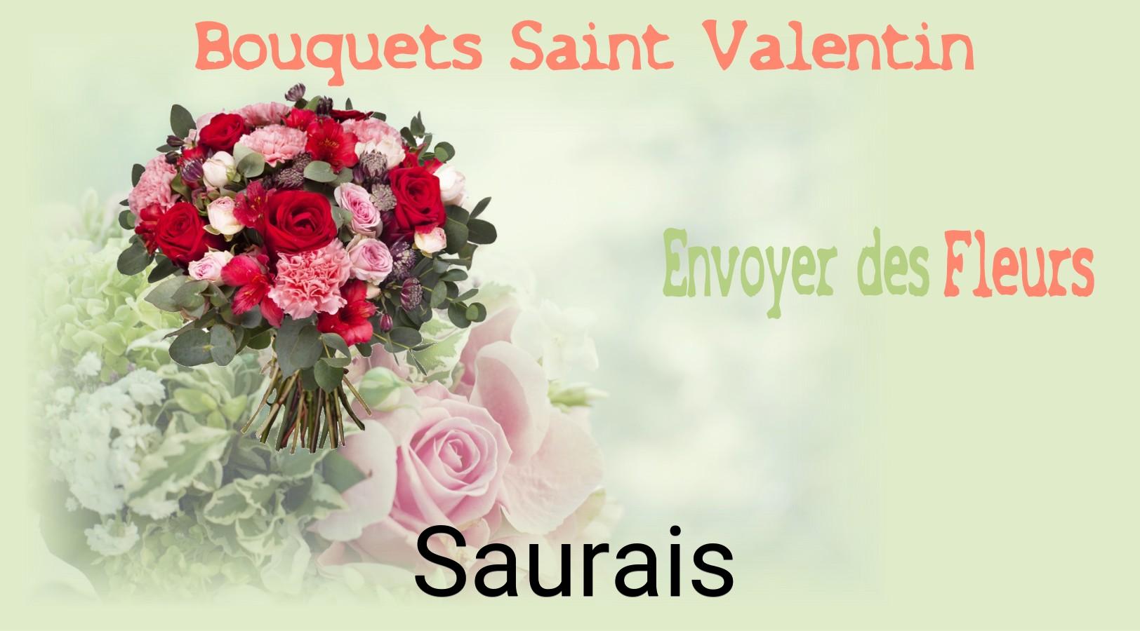Roses de Saint-Valentin livrées à Saurais